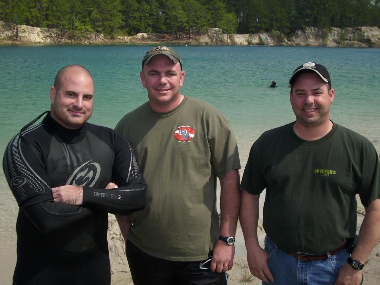 Greg, Myself, and John at Blue Lagoon