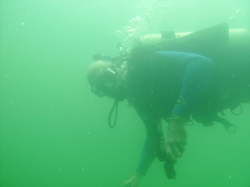 Dive Buddy Will at Clear Springs