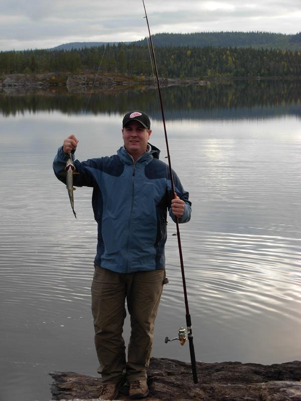 me fishing in sweden