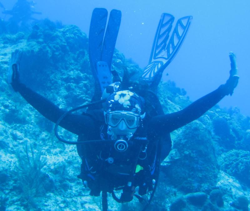 Drift diving in Cozumel
