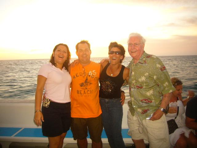 The gang in Aruba