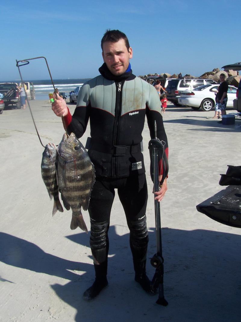 Spearing at mayport florida