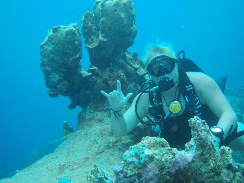 Me in Bonaire 2008