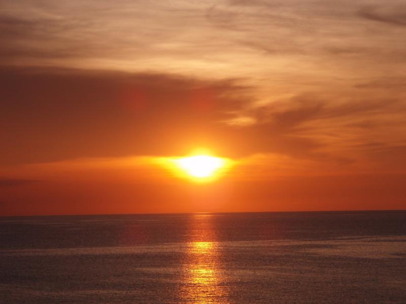 Sunset from Balcony - Bonaire 2008