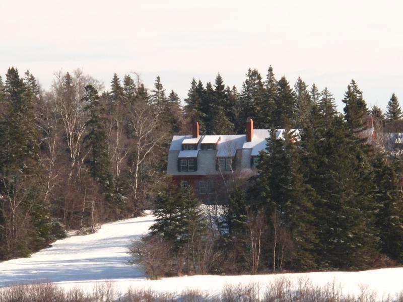 Part of President F.D.R’s summer home from the water