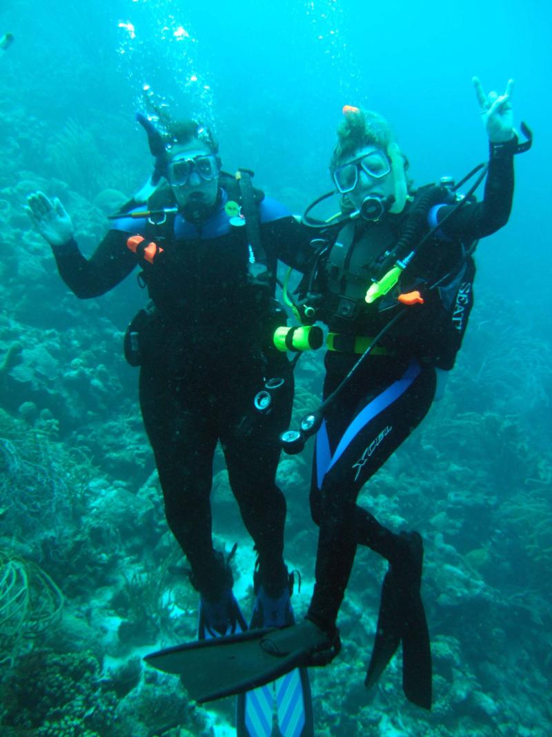 Me and my dive buddy