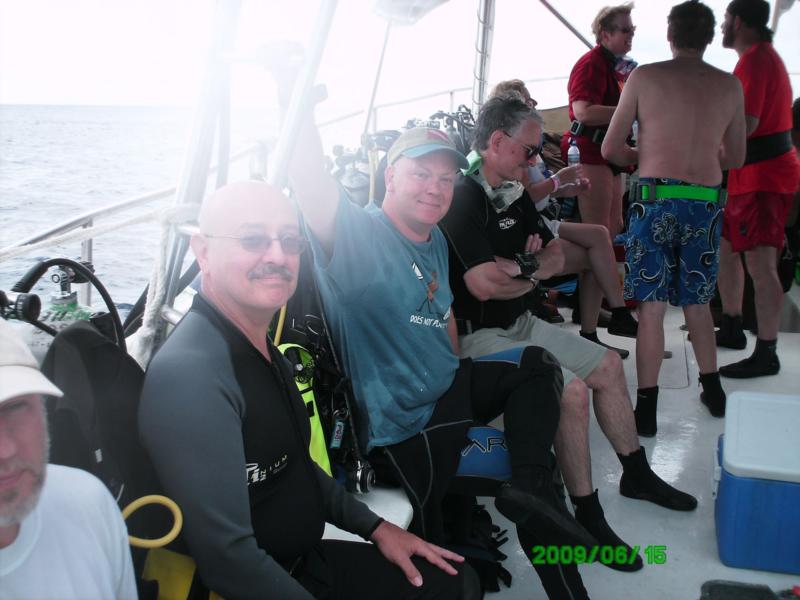 On the boat