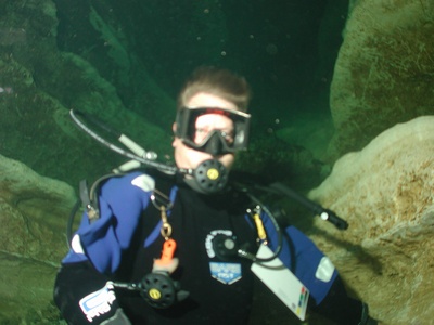Cave dive blue springs Fl