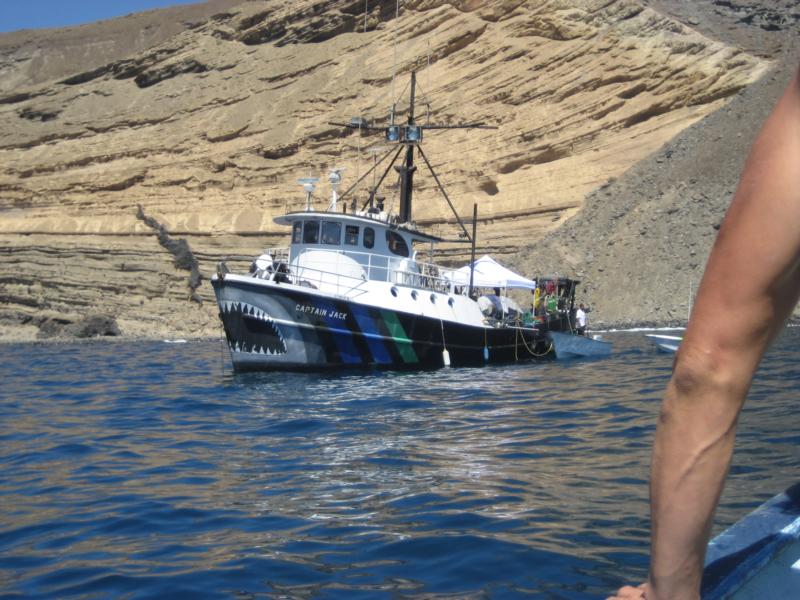 capt chris taking over the captain jack isla guadalupe white shark expedition nat geo